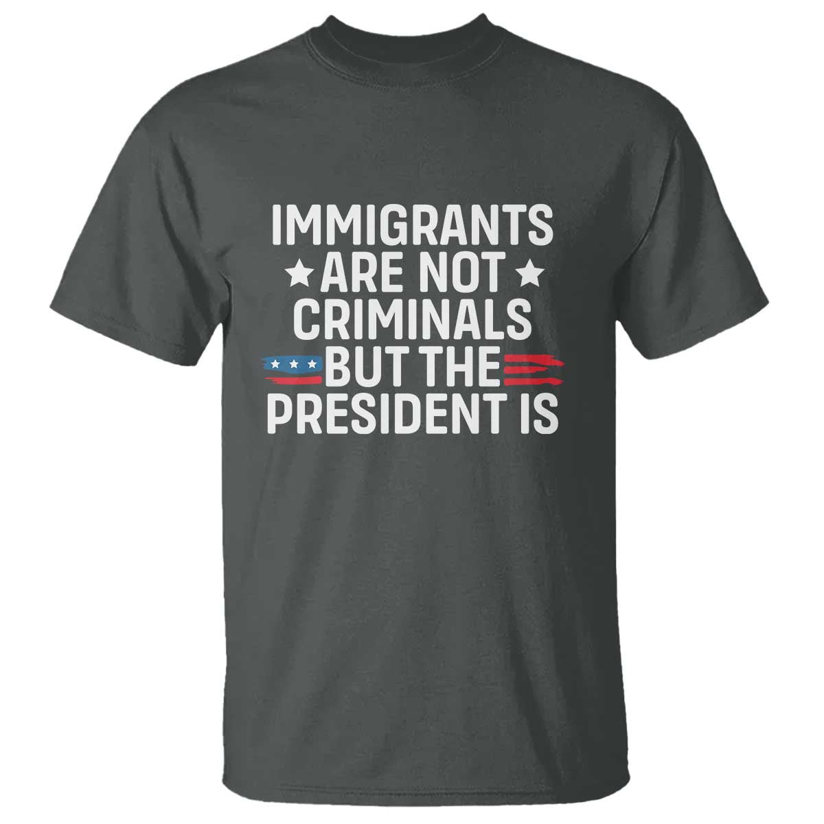 Pro Immigration T Shirt Social Justice Anti Racism TS10 Dark Heather Print Your Wear