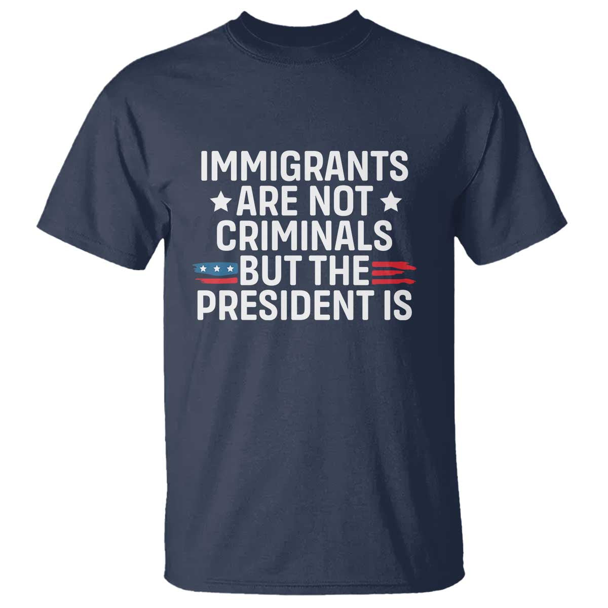 Pro Immigration T Shirt Social Justice Anti Racism TS10 Navy Print Your Wear