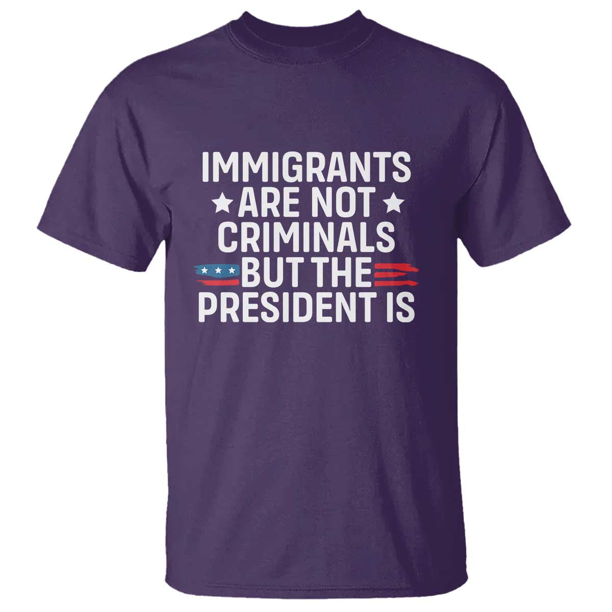 Pro Immigration T Shirt Social Justice Anti Racism TS10 Purple Print Your Wear