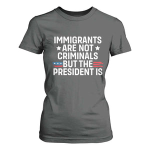 Pro Immigration T Shirt For Women Social Justice Anti Racism TS10 Dark Heather Print Your Wear