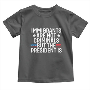 Pro Immigration Toddler T Shirt Social Justice Anti Racism TS10 Dark Heather Print Your Wear