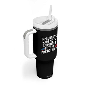 Pro Immigration Tumbler With Handle Social Justice Anti Racism TS10 Print Your Wear