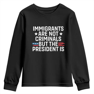 Pro Immigration Youth Sweatshirt Social Justice Anti Racism TS10 Black Print Your Wear