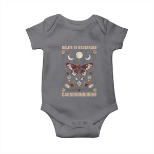 Subtle Feminist Baby Onesie Women's Rights Dont Let The Bastards Grind You Down TS10 Charcoal Print Your Wear