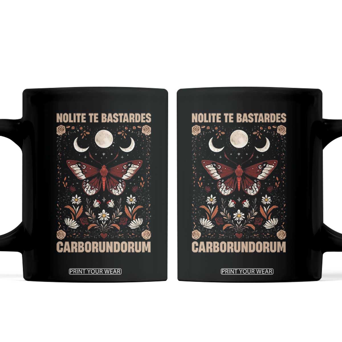 Subtle Feminist Coffee Mug Women's Rights Dont Let The Bastards Grind You Down TS10 Black Print Your Wear