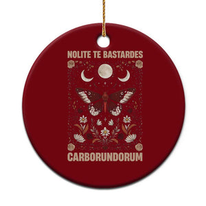 Subtle Feminist Ceramic Ornament Women's Rights Dont Let The Bastards Grind You Down TS10 1pc Red Print Your Wear