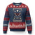 Subtle Feminist Ugly Christmas Sweater Women's Rights Dont Let The Bastards Grind You Down TS10 Navy Red Print Your Wear