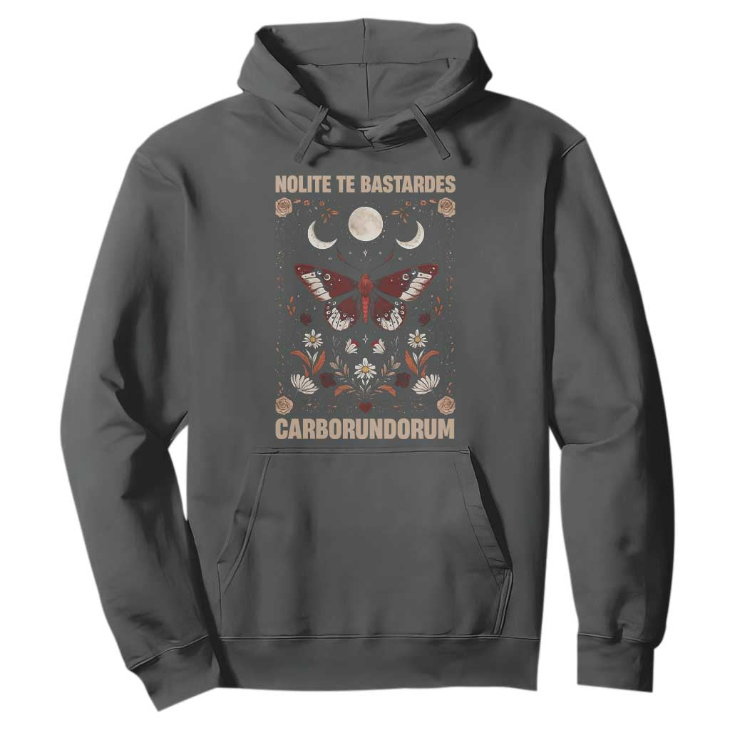 Subtle Feminist Hoodie Women's Rights Dont Let The Bastards Grind You Down TS10 Dark Heather Print Your Wear