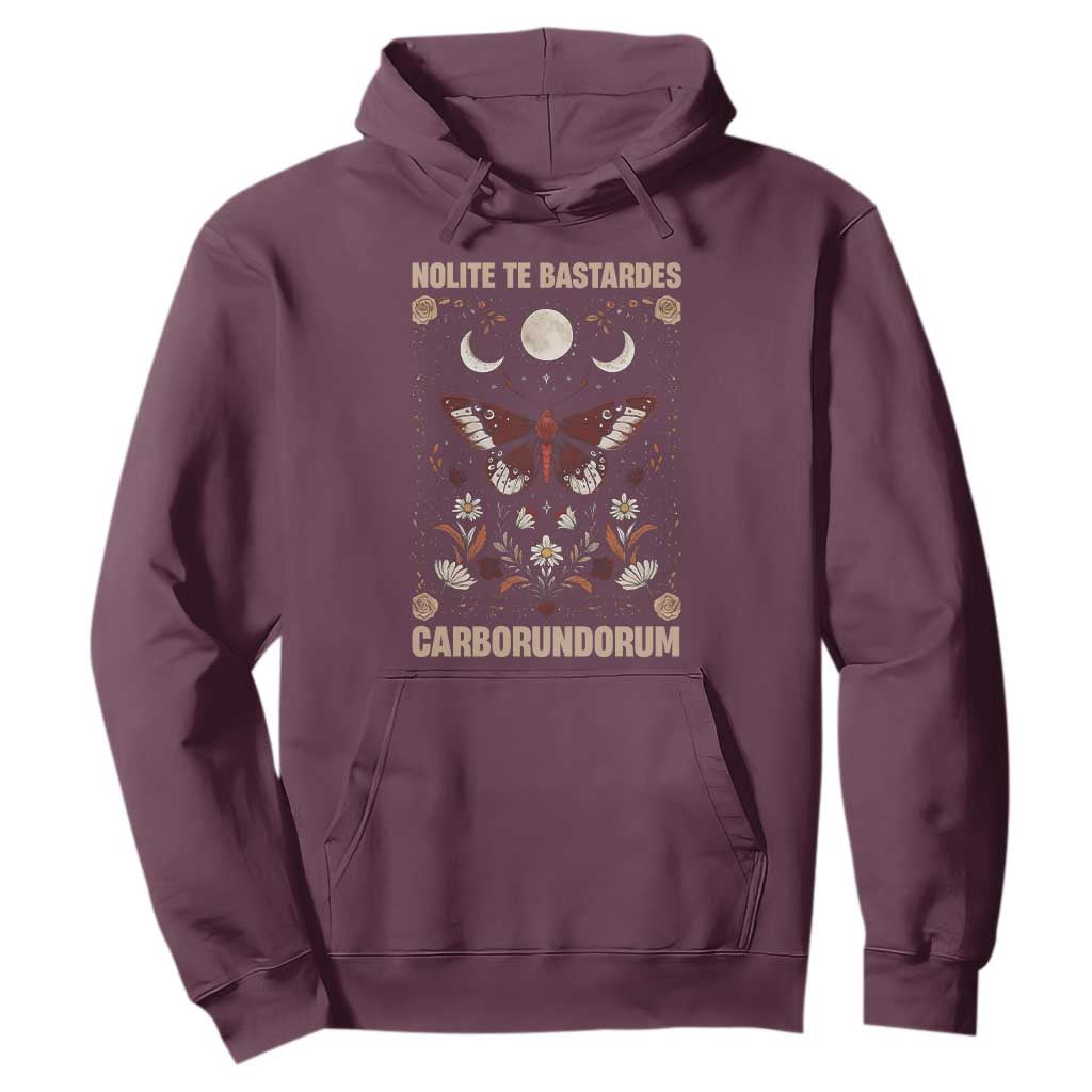 Subtle Feminist Hoodie Women's Rights Dont Let The Bastards Grind You Down TS10 Maroon Print Your Wear