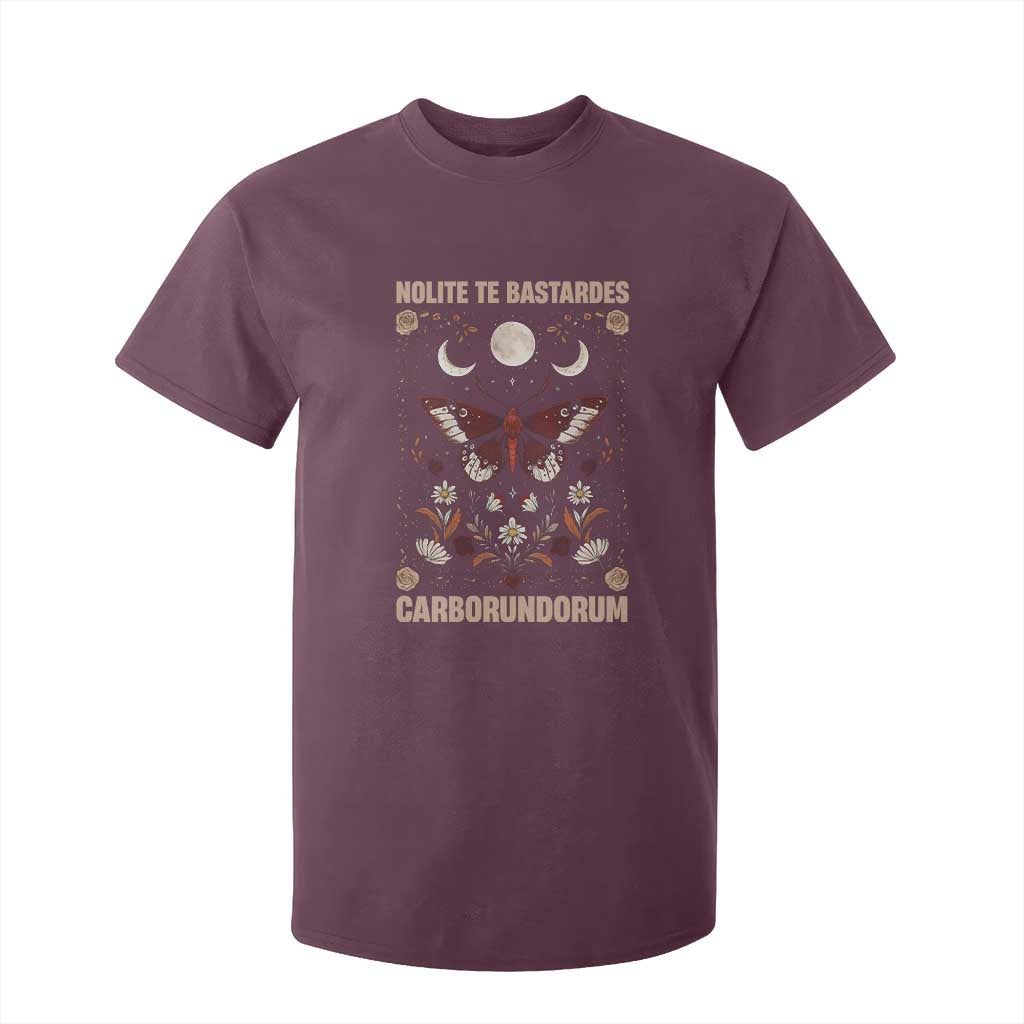 Subtle Feminist T Shirt For Kid Women's Rights Dont Let The Bastards Grind You Down TS10 Maroon Print Your Wear