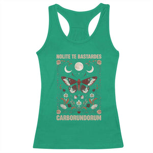 Subtle Feminist Racerback Tank Top Women's Rights Dont Let The Bastards Grind You Down TS10 Irish Green Print Your Wear