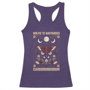Subtle Feminist Racerback Tank Top Women's Rights Dont Let The Bastards Grind You Down TS10 Purple Print Your Wear