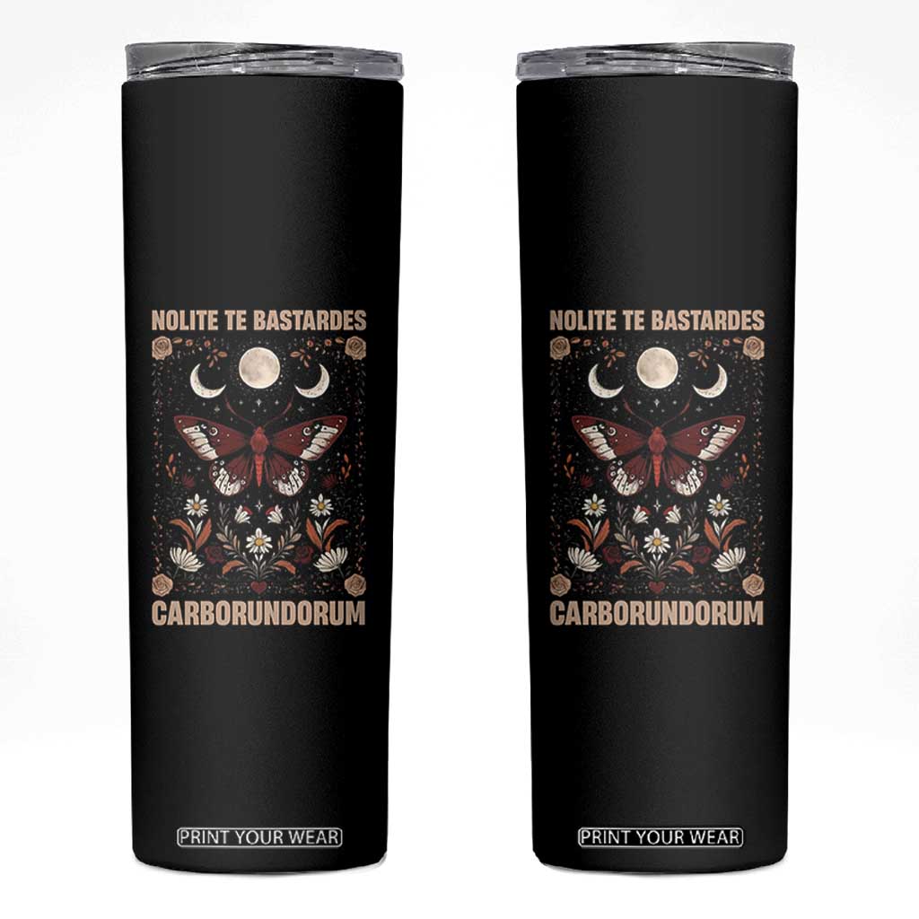 Subtle Feminist Skinny Tumbler Women's Rights Dont Let The Bastards Grind You Down TS10 Black Print Your Wear