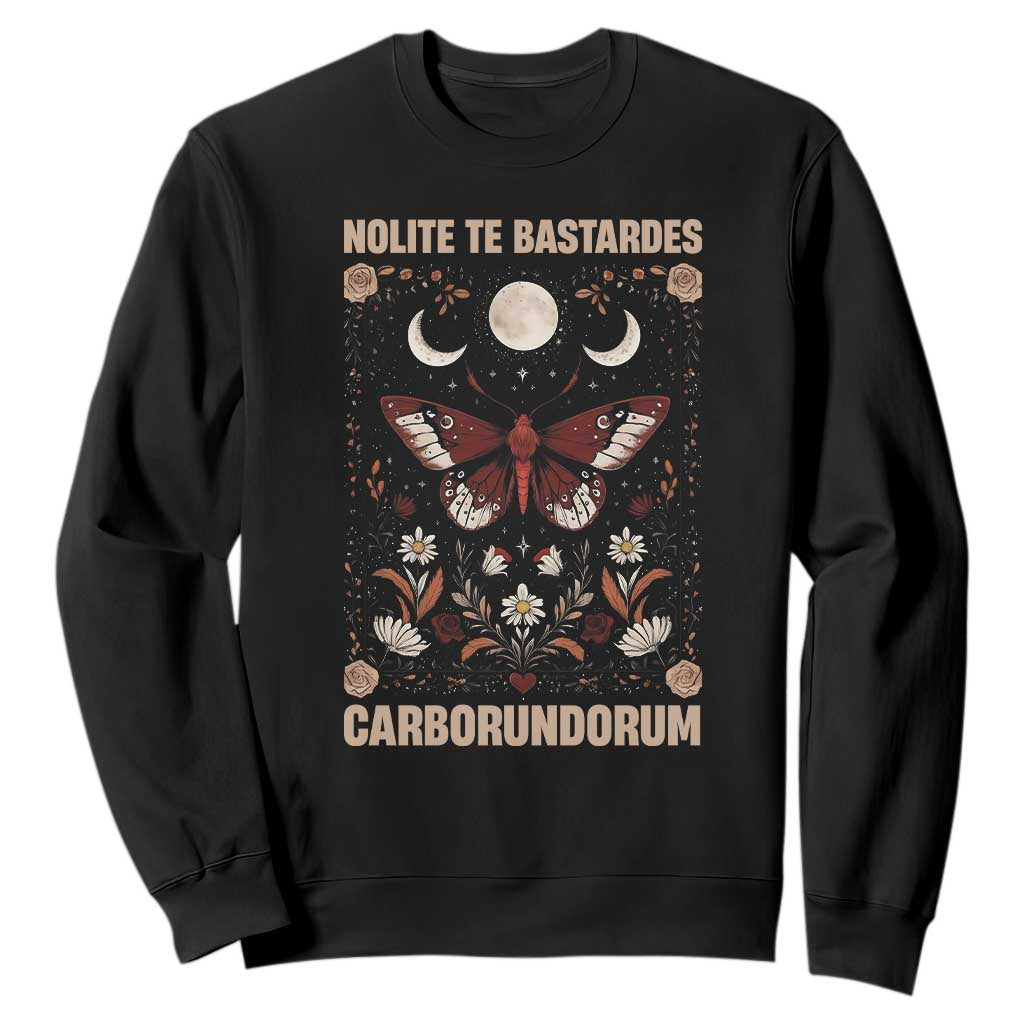 Subtle Feminist Sweatshirt Women's Rights Dont Let The Bastards Grind You Down TS10 Black Print Your Wear