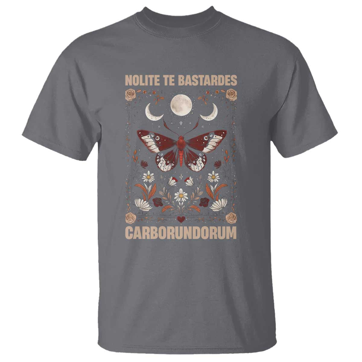 Subtle Feminist T Shirt Women's Rights Dont Let The Bastards Grind You Down TS10 Charcoal Print Your Wear