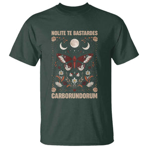 Subtle Feminist T Shirt Women's Rights Dont Let The Bastards Grind You Down TS10 Dark Forest Green Print Your Wear
