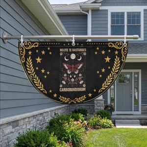 Subtle Feminist Patriotic Fan Flag Women's Rights Dont Let The Bastards Grind You Down
