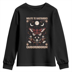 Subtle Feminist Youth Sweatshirt Women's Rights Dont Let The Bastards Grind You Down TS10 Black Print Your Wear