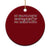 Unapologetic Speaking For Human Rights Ceramic Ornament Positive Message Protest Bird Diversity - Print Your Wear