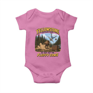 Yellowstone National Park Do Not Pet The Fluffy Cows Bison Baby Onesie TS10 Azalea Print Your Wear