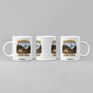 Yellowstone National Park Do Not Pet The Fluffy Cows Bison Coffee Mug