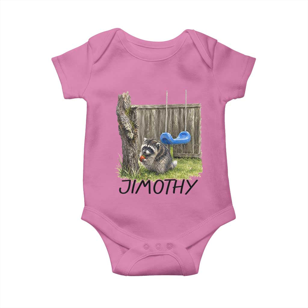 Jimothy Raccoon Baby Onesie Cute Seattle Trash Panda Viral Meme