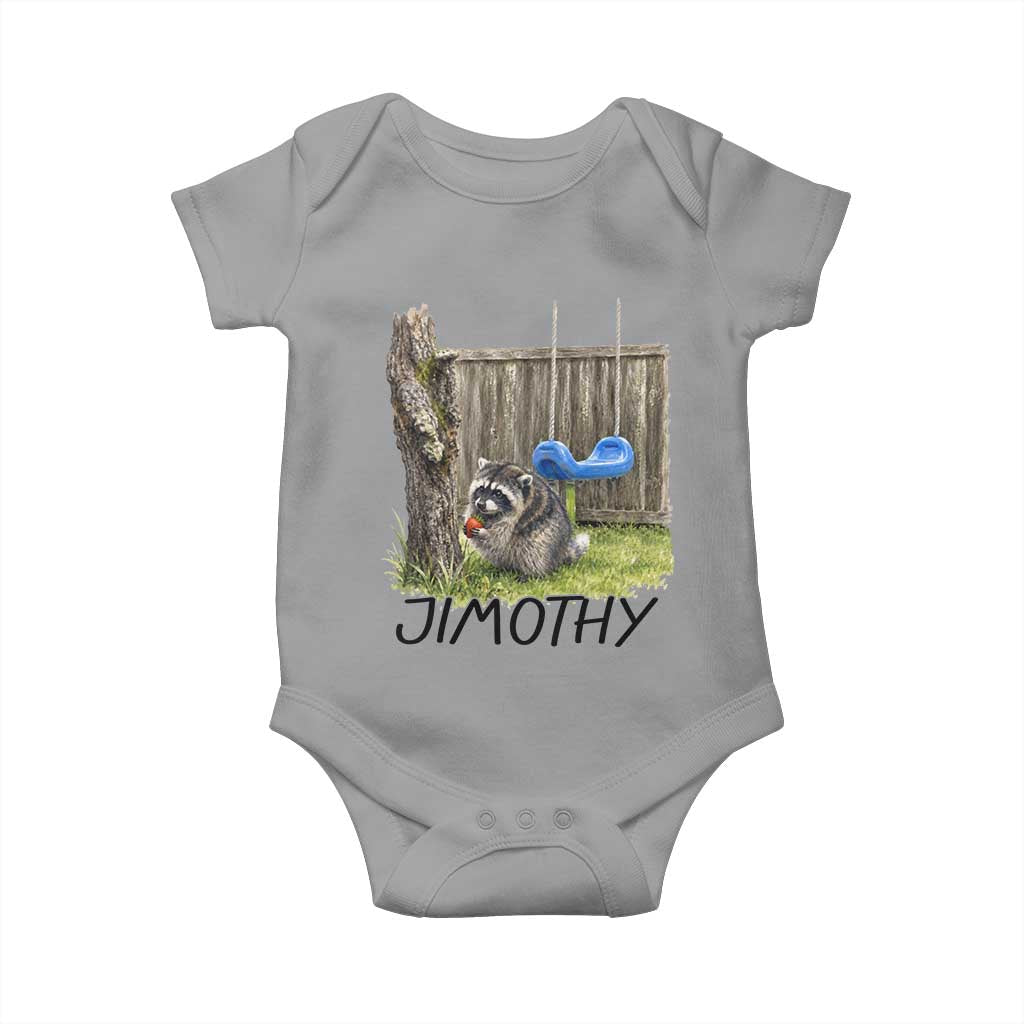 Jimothy Raccoon Baby Onesie Cute Seattle Trash Panda Viral Meme