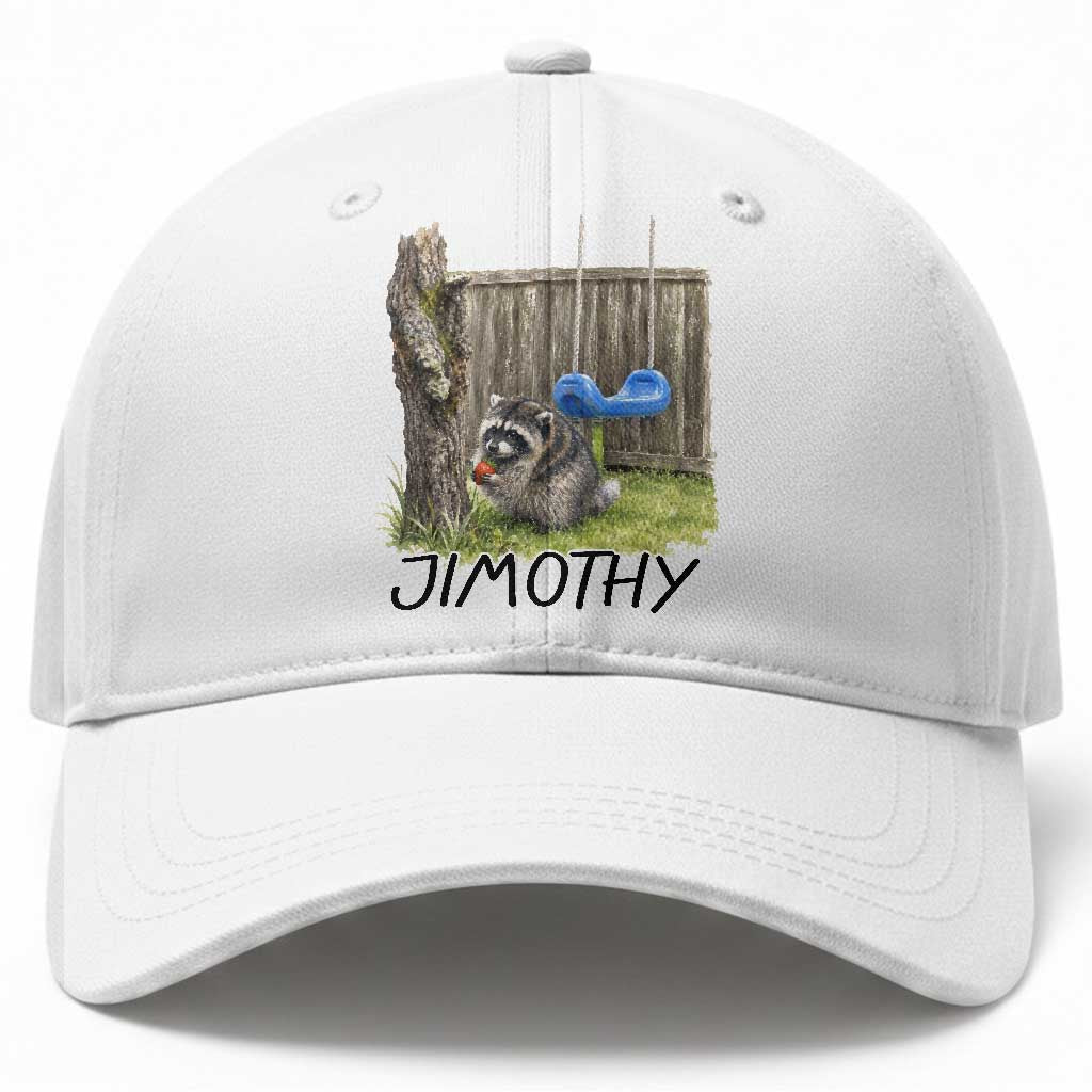 Jimothy Raccoon Baseball Cap Cute Seattle Trash Panda Viral Meme TS10 Print Your Wear