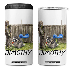 Jimothy Raccoon 4 in 1 Can Cooler Tumbler Cute Seattle Trash Panda Viral Meme