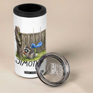 Jimothy Raccoon 4 in 1 Can Cooler Tumbler Cute Seattle Trash Panda Viral Meme