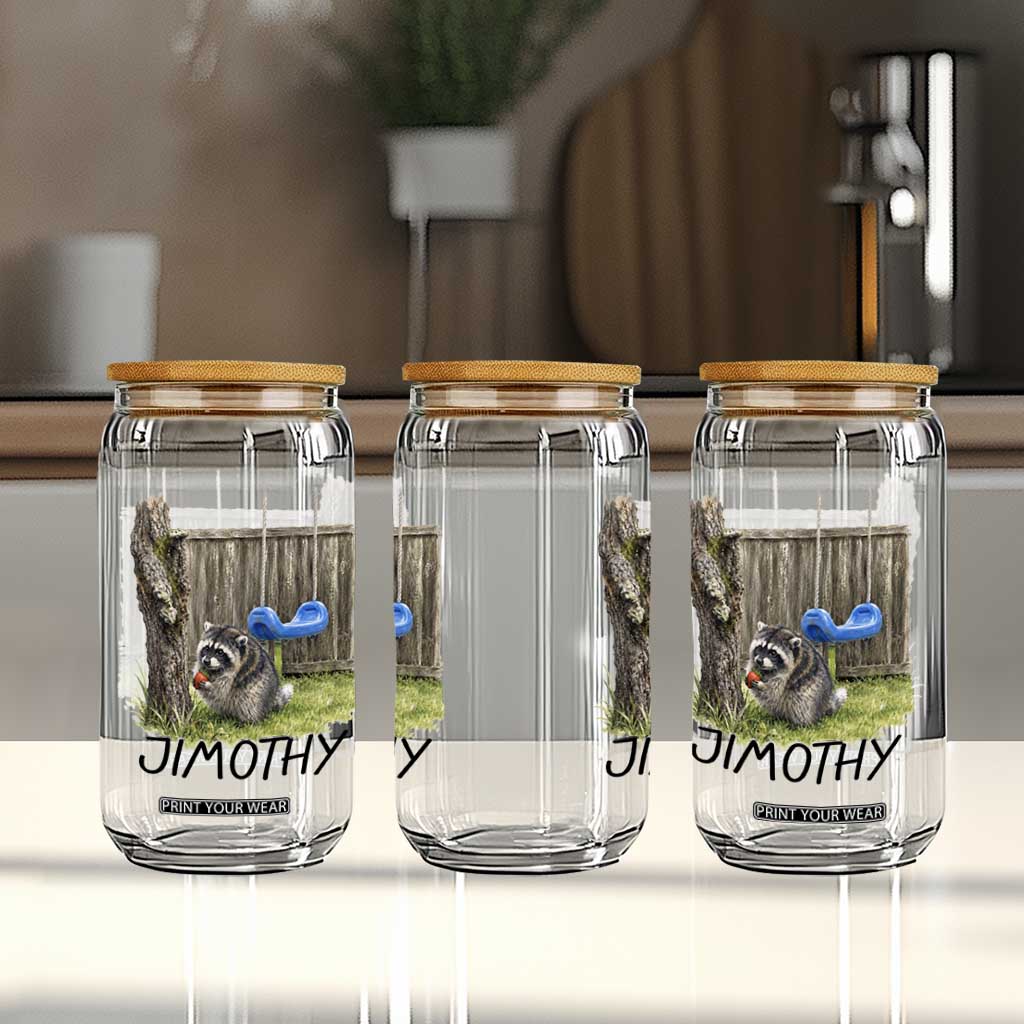 Jimothy Raccoon Glass Can Cute Seattle Trash Panda Viral Meme