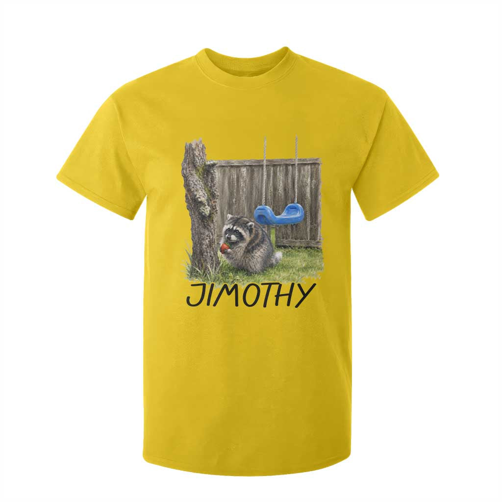 Jimothy Raccoon T Shirt For Kid Cute Seattle Trash Panda Viral Meme