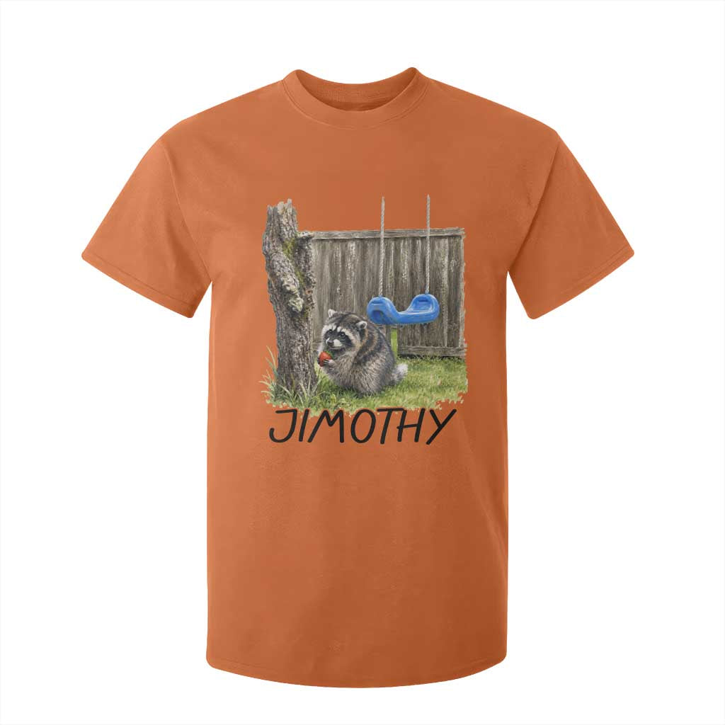 Jimothy Raccoon T Shirt For Kid Cute Seattle Trash Panda Viral Meme
