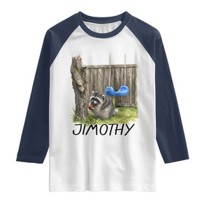 Jimothy Raccoon Raglan Shirt Cute Seattle Trash Panda Viral Meme