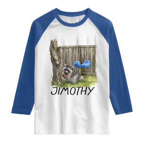 Jimothy Raccoon Raglan Shirt Cute Seattle Trash Panda Viral Meme