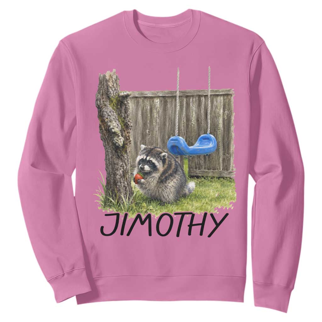 Jimothy Raccoon Sweatshirt Cute Seattle Trash Panda Viral Meme