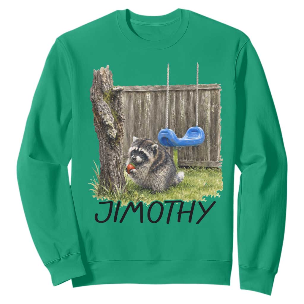 Jimothy Raccoon Sweatshirt Cute Seattle Trash Panda Viral Meme