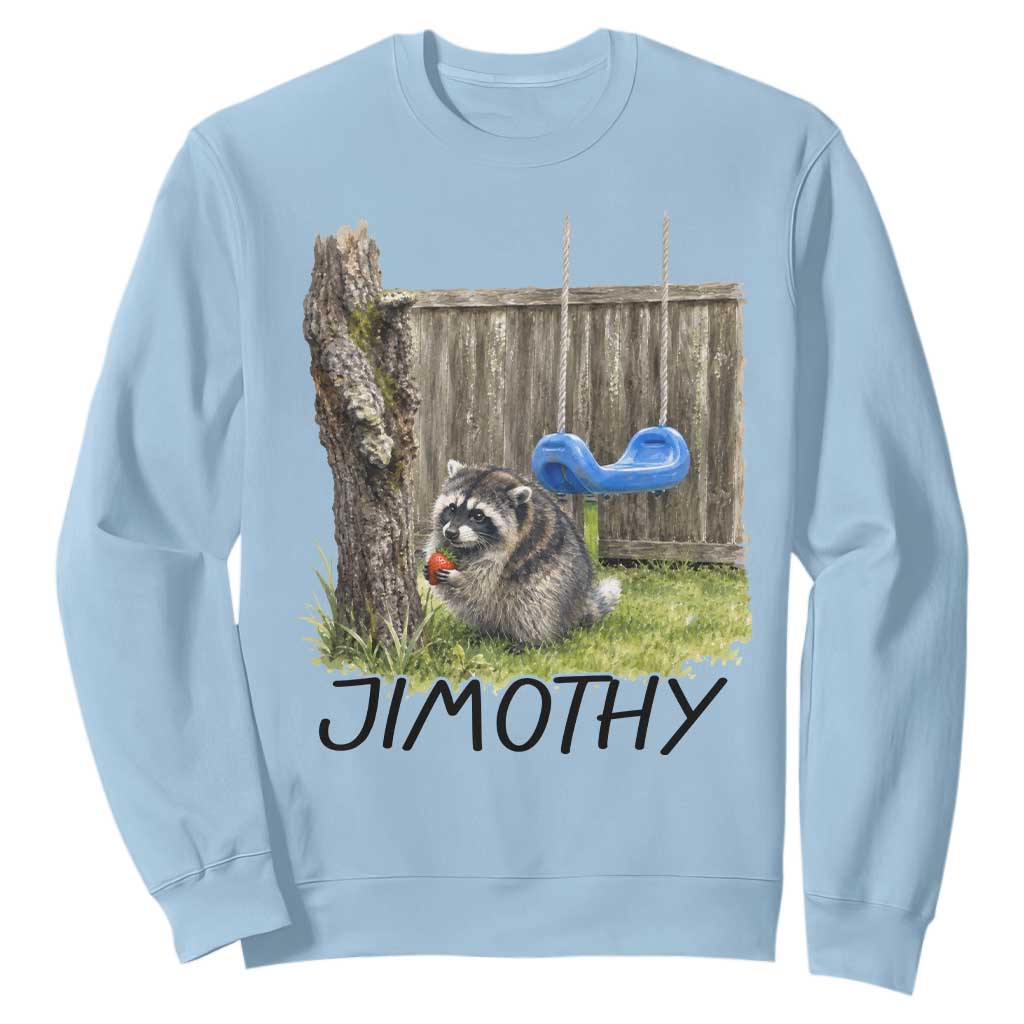Jimothy Raccoon Sweatshirt Cute Seattle Trash Panda Viral Meme