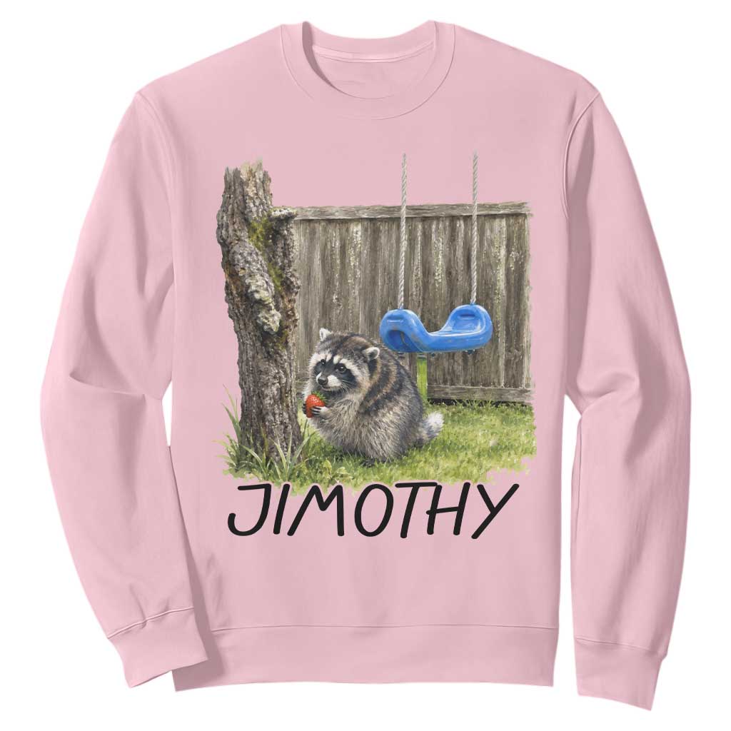 Jimothy Raccoon Sweatshirt Cute Seattle Trash Panda Viral Meme