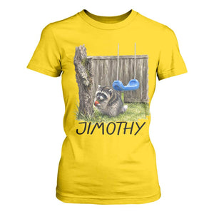 Jimothy Raccoon T Shirt For Women Cute Seattle Trash Panda Viral Meme