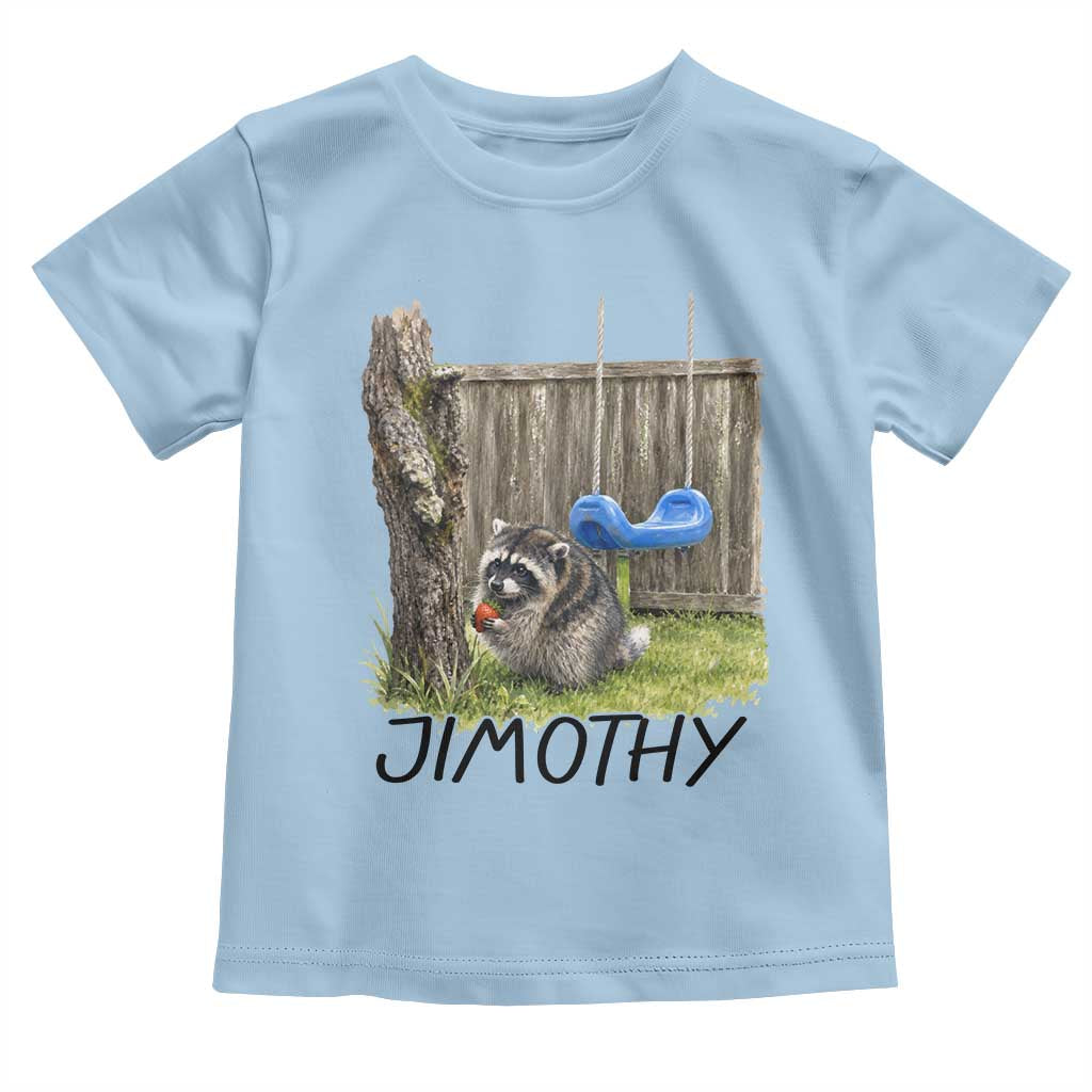 Jimothy Raccoon Toddler T Shirt Cute Seattle Trash Panda Viral Meme
