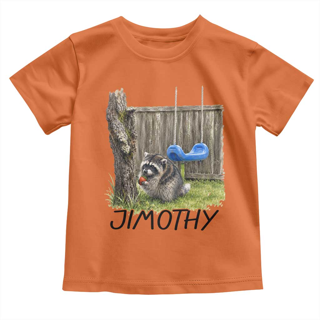Jimothy Raccoon Toddler T Shirt Cute Seattle Trash Panda Viral Meme