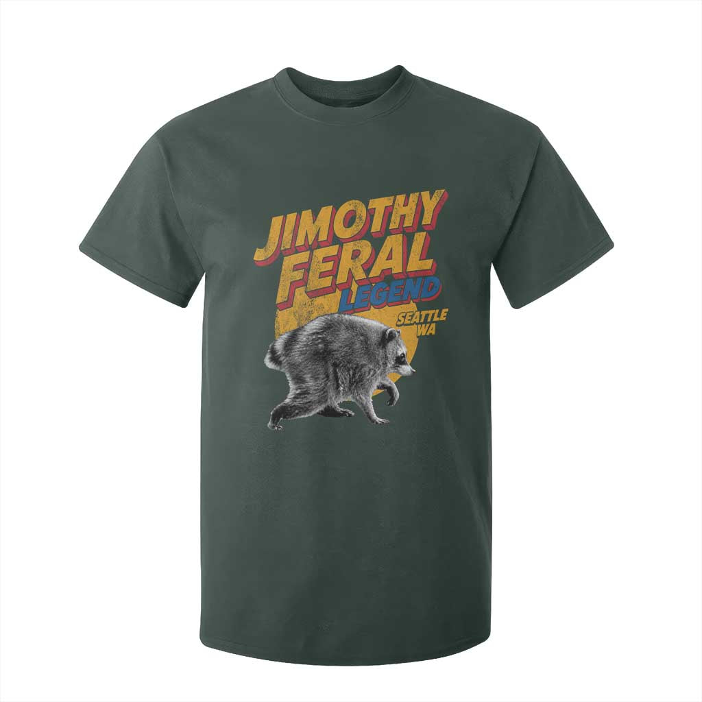 Vintage Jimothy Raccoon T Shirt For Kid Feral Legend Seattle WA Trash Panda Meme