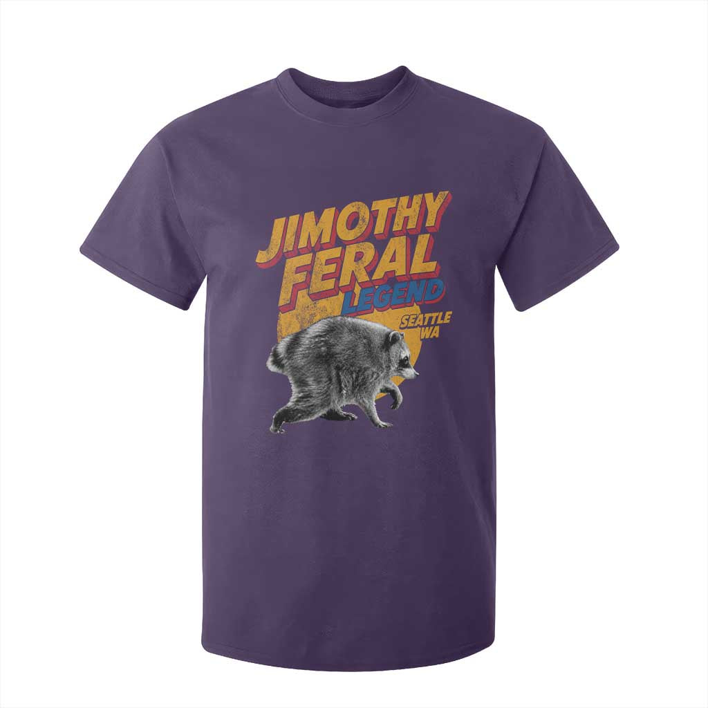 Vintage Jimothy Raccoon T Shirt For Kid Feral Legend Seattle WA Trash Panda Meme