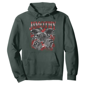 Jimothy Raccoon Hoodie Vintage 90s Bootleg Rap Style Funny Meme