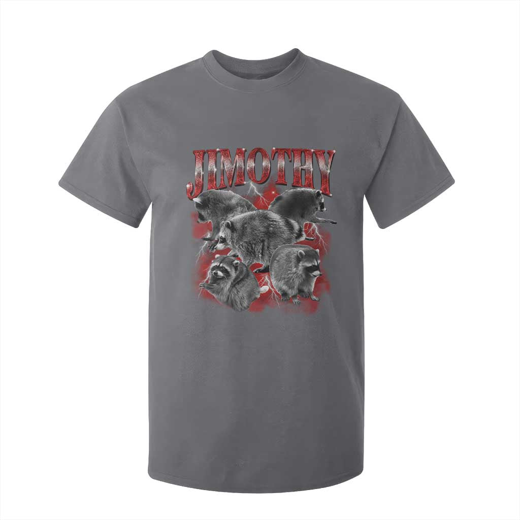 Jimothy Raccoon T Shirt For Kid Vintage 90s Bootleg Rap Style Funny Meme