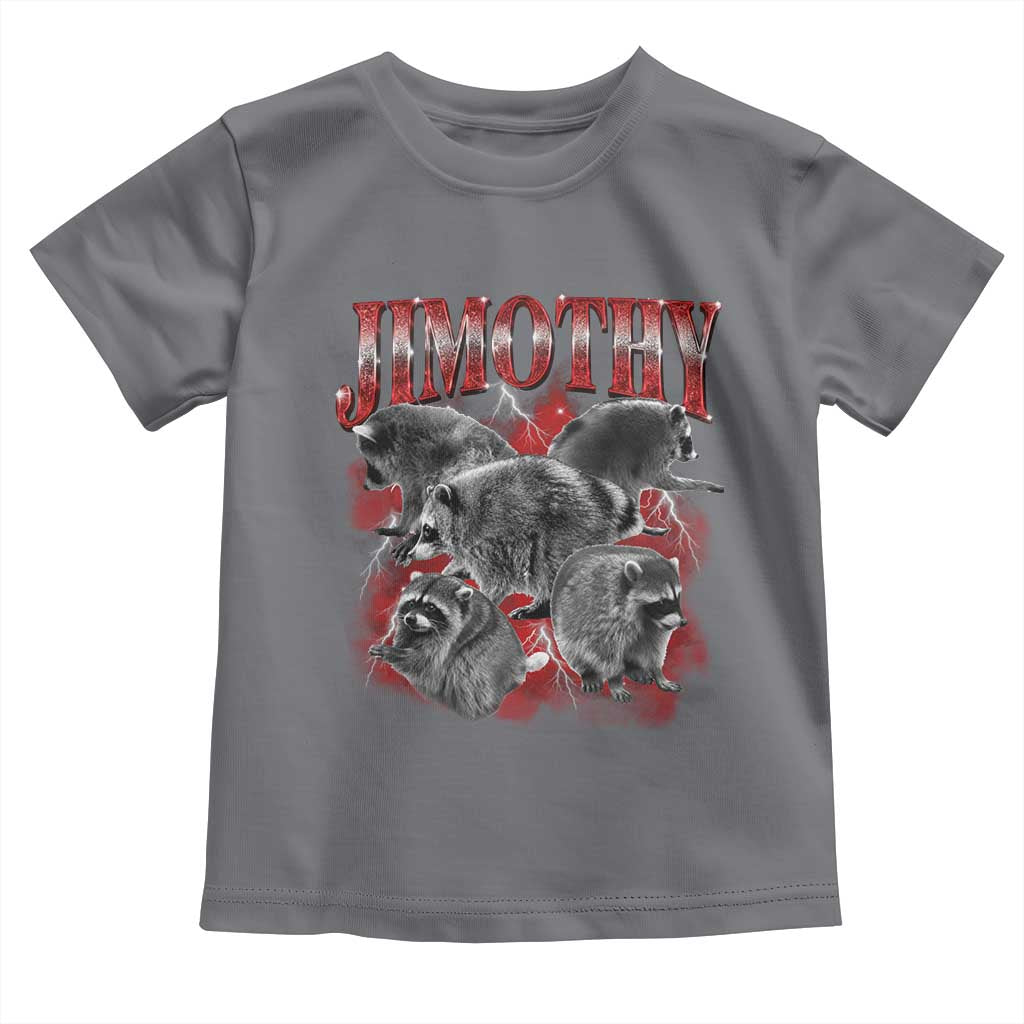 Jimothy Raccoon Toddler T Shirt Vintage 90s Bootleg Rap Style Funny Meme