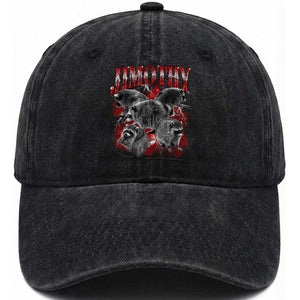 Jimothy Raccoon Washed Cotton Baseball Cap Vintage 90s Bootleg Rap Style Funny Meme TS10 Print Your Wear