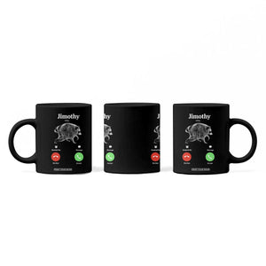 Jimothy Calling Phone Call Seattle Raccoon Coffee Mug