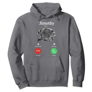 Jimothy Calling Phone Call Seattle Raccoon Hoodie